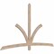 Ekena Millwork Davenport Smooth Timber Gable Bracket, Douglas Fir, 96"W x 56"H x 1 1/2"D x 3 1/2"F, 14/12 Pitch GBW096X56X0204DAV00SDF - alternate 5